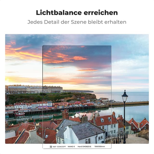 Detalle de K&F CONCEPT Nano-X GND8 Hard 0,9 Filter