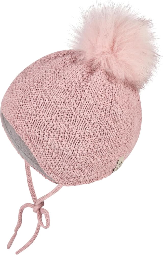 Thumbnail 2 de Sterntaler Strickmütze Mädchen Struktur 47 Beerenrosa