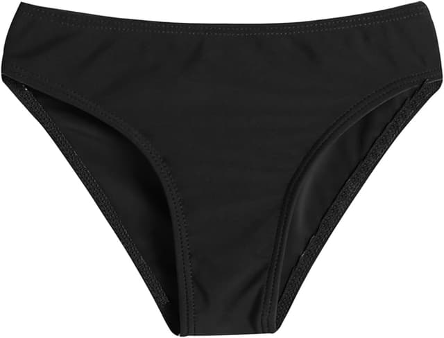 Detalle de Set bikini 2 pezzi Arshiner per bambine (5–14 anni) con top tankini e slip con volant