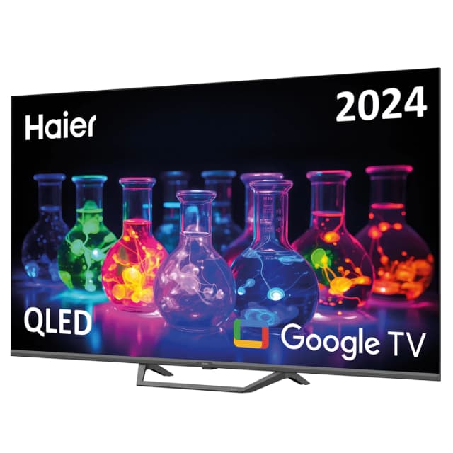 Detalle de Haier H32S80EFX S80E: TV QLED de 32” Full HD con Google TV, HDR10 y modo juego (reacondicionado Grado A)