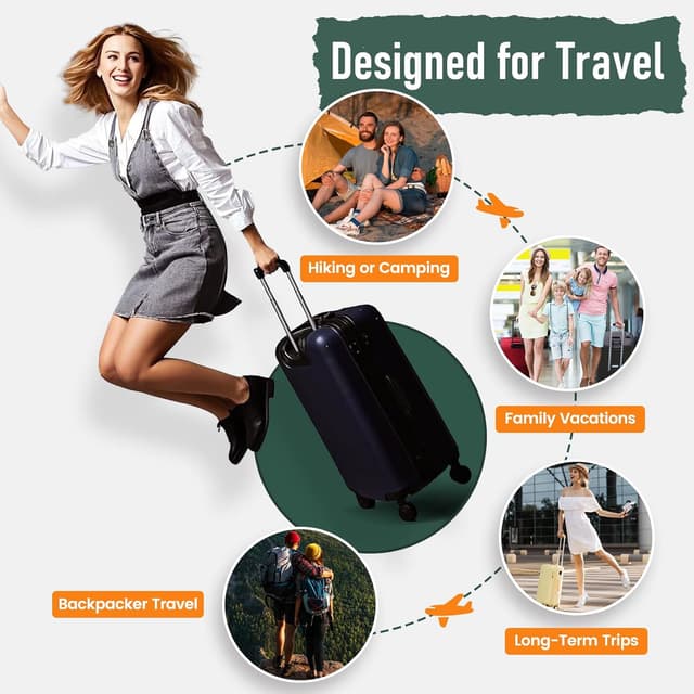 Thumbnail 6 de Compression Packing Cubes 8‑piece set for travel