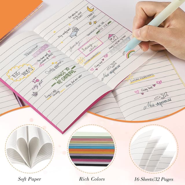 Detalle de Yoosso 24pcs Mini Notebooks 32โpage pocket notebooks ๐