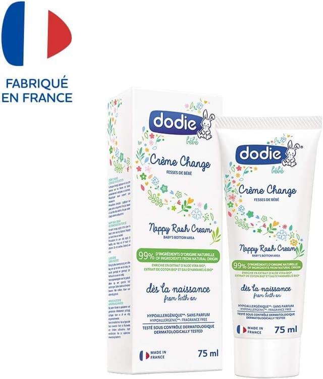Detalle 2 de Dodie Crème Change sans Parfum 75 ml