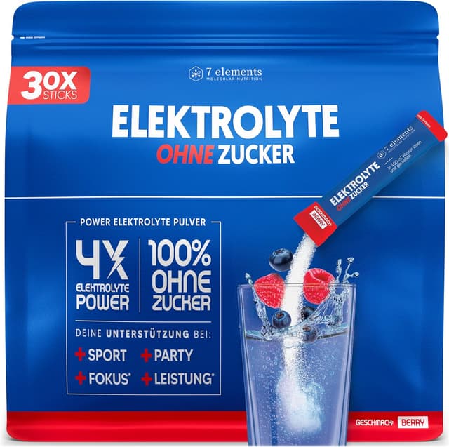 Detalle de Elektrolyte 1390mg 30 Sticks für Sport