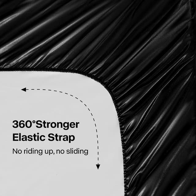 Thumbnail 4 de BEDELITE Satin Sheets Queen