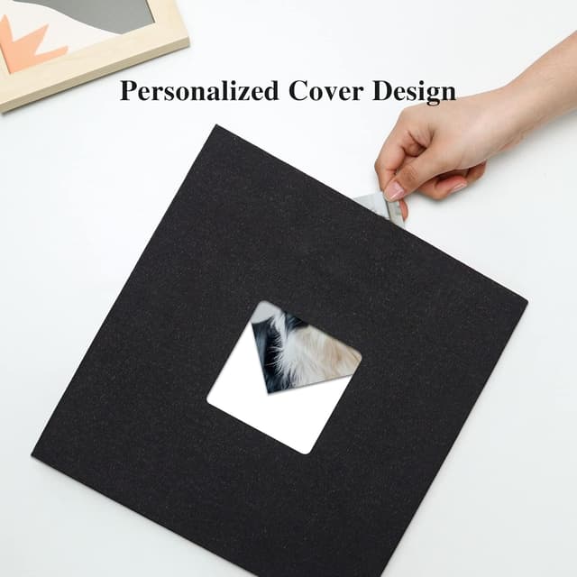 Thumbnail 1 de Vienrose Fotoalbum 28×27 cm 40 weiße Seiten