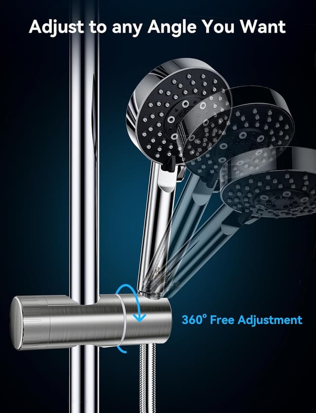 Detalle de Magichome Shower Head Holder (Brushed Nickel) for 21–27mm Riser Rails