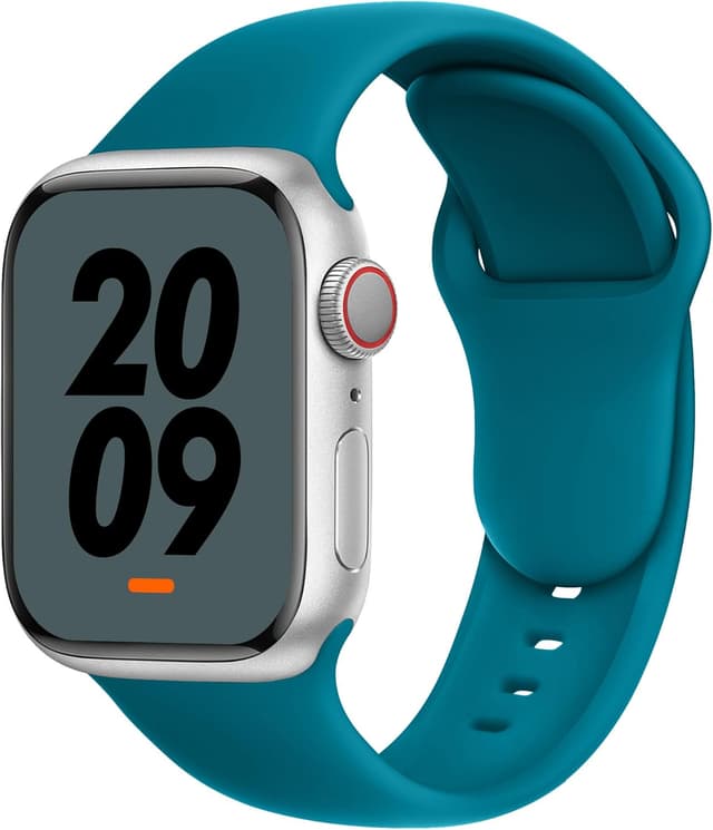 Thumbnail 6 de DONEGANI C1A Sport Silicone Apple Watch Strap (Ultra 2 / Series 10–3) – Orange