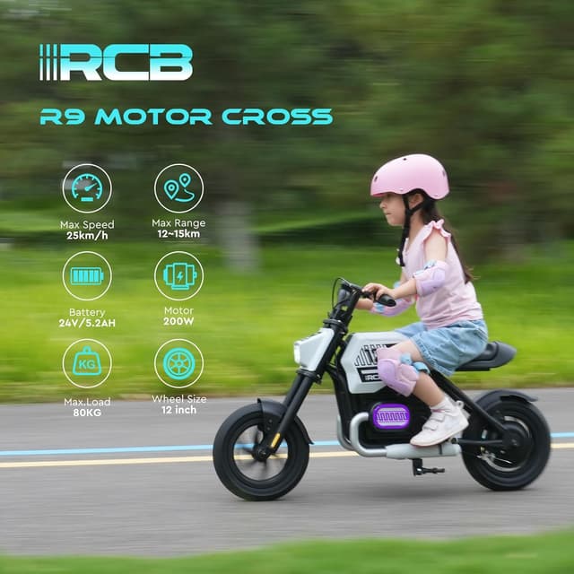 Thumbnail 1 de RCB R9 Moto Eléctrica Niños 200W 25 km/h
