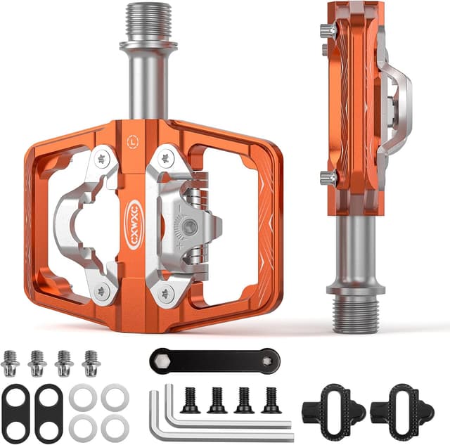 Detalle de Pédales VTT double face Shimano SPD 9/16