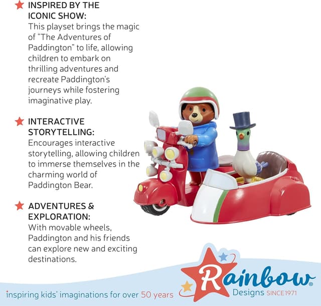 Detalle 2 de Kit jeu Paddington Ours vélo et side-car