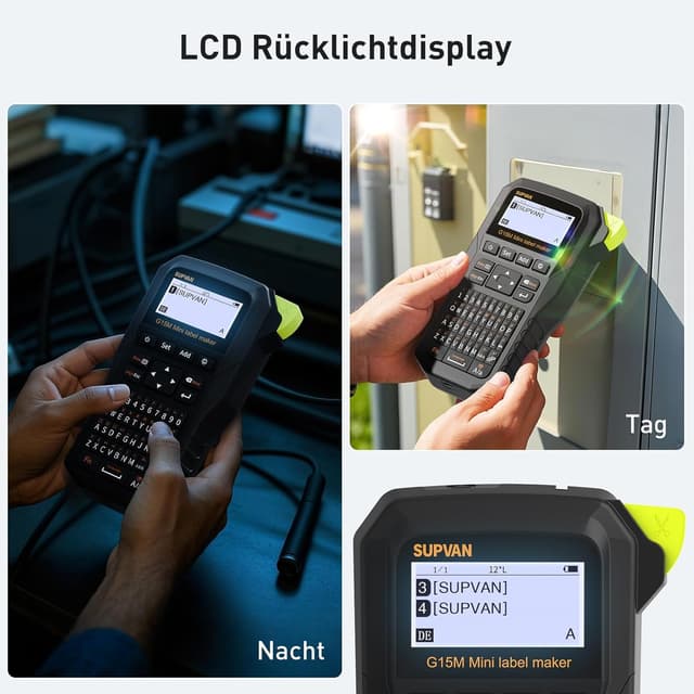 Detalle 1 de SUPVAN G15M Thermotransfer Drucker für Etiketten