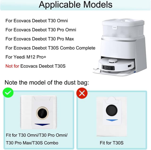 Thumbnail 1 de EATBALE Accessories Kit for DEEBOT T30 Omni 1️⃣