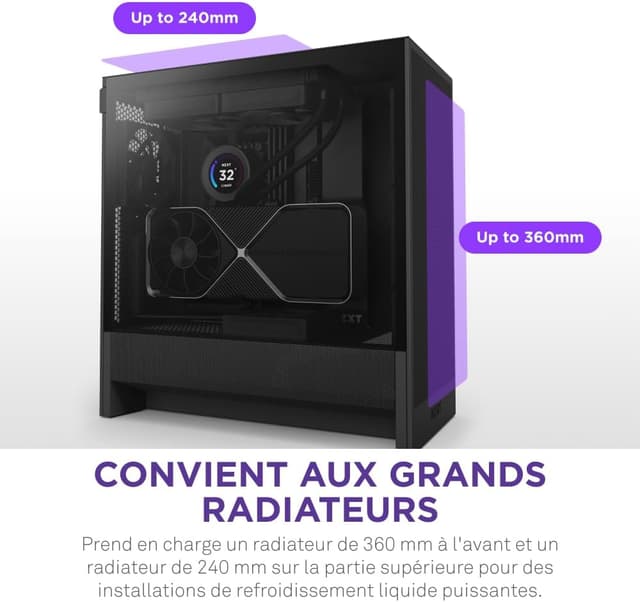 Thumbnail 3 de NZXT H5 Flow Boîtier PC gaming