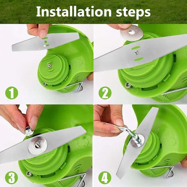 Detalle de Xbzzgmg 24-Piece Cordless Strimmer Blade Replacement Set