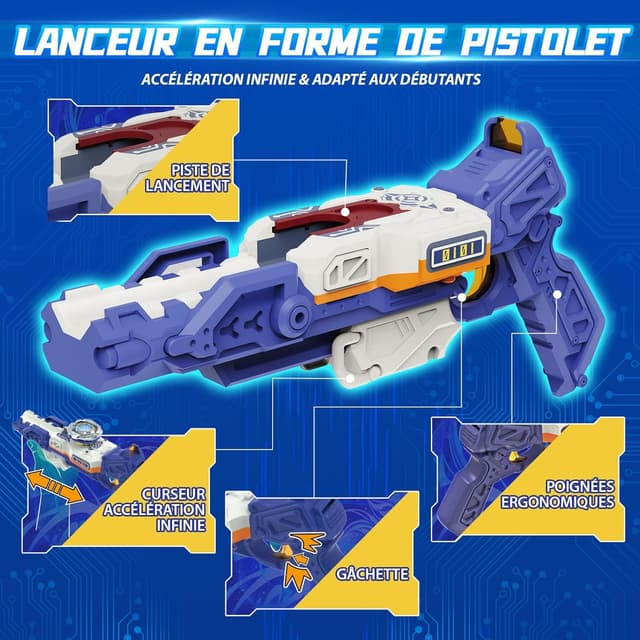 Detalle 1 de Infinity Nado S7 Toupie de combat 5+