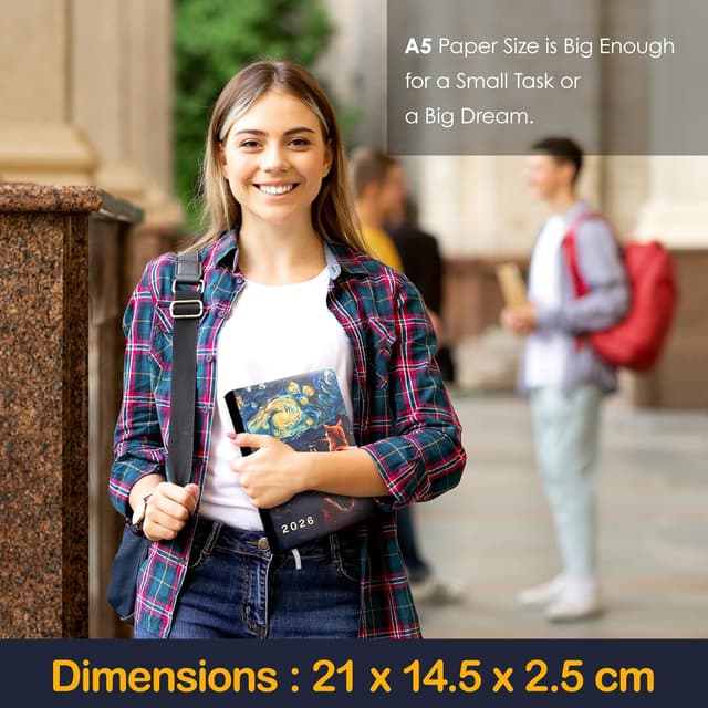 Detalle 2 de Lusibaka Agenda 2026 semainier A5 — 424 pages (21 x 14,5 cm) carnet de planning hebdomadaire