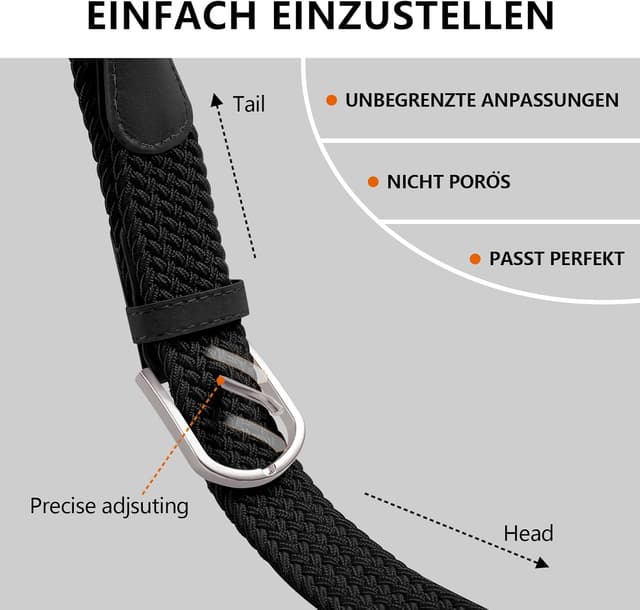 Thumbnail 2 de TANGCHAO Stretchgürtel 90–135 cm