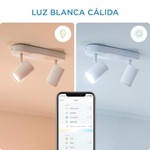 Thumbnail 10 de WiZ IMAGEO Spots 2x5W, lámpara techo 10W