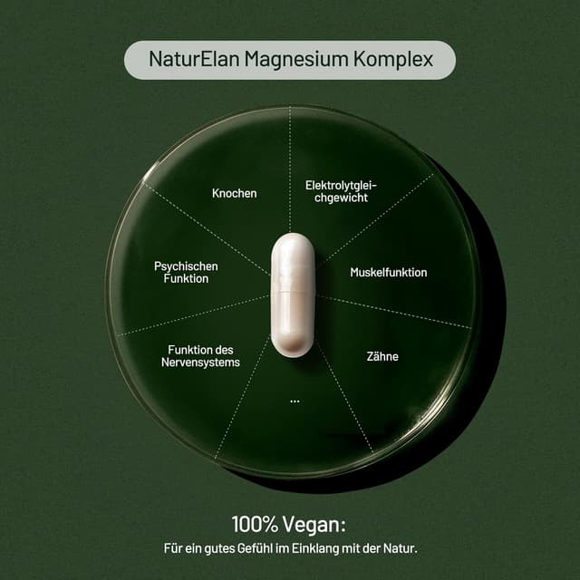 Thumbnail 5 de Magnesium Komplex Hochdosiert 400 mg — 180 Kapseln 💊