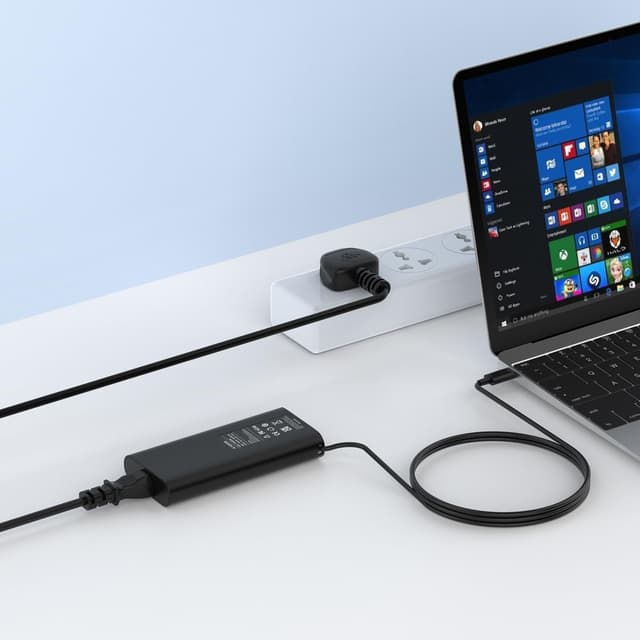 Detalle 2 de 130W USB-C Laptop Charger (Type C) compatible with Dell XPS & Precision models – 20V 6.5A