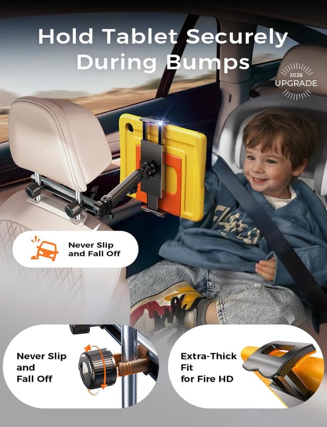 Thumbnail 4 de LISEN 3-in-1 Car Tablet Holder