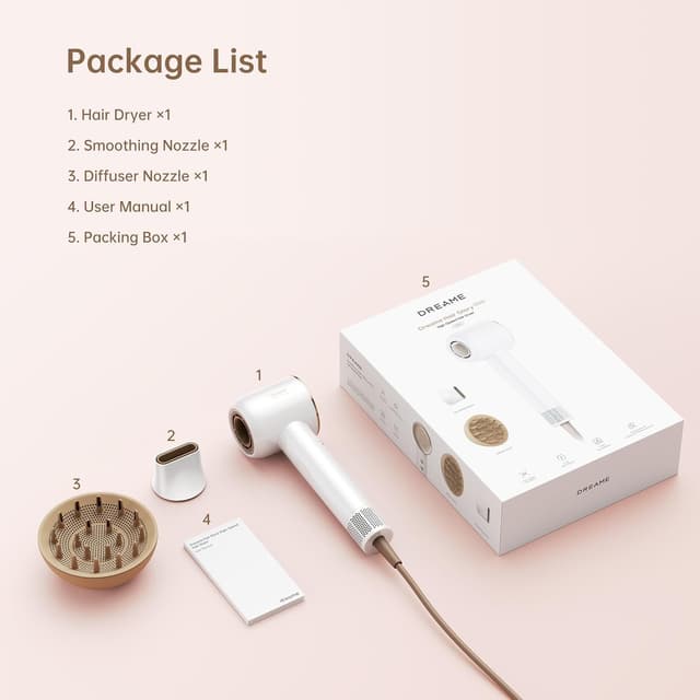 Thumbnail 6 de DREAME Glory Combo Hair Dryer