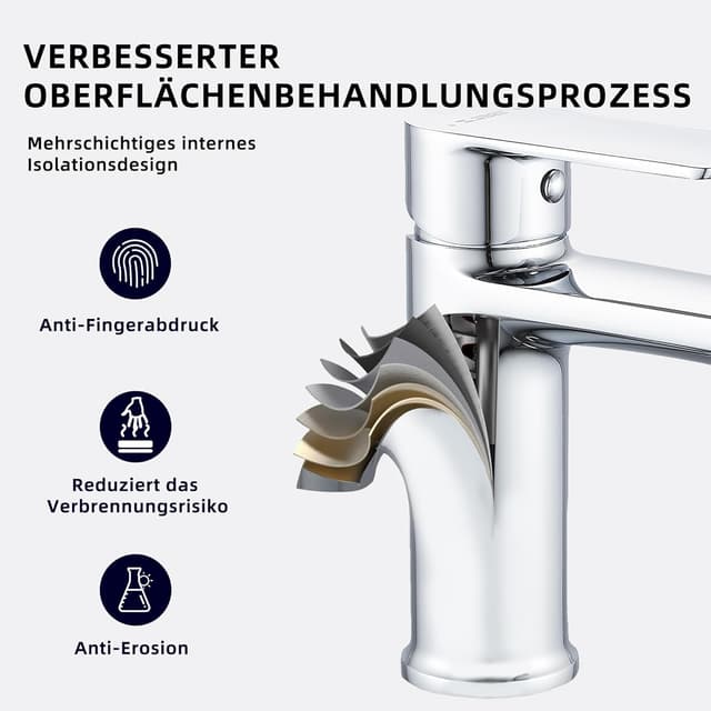 Detalle 2 de BELZ Einhebelmischer 96 mm đ°