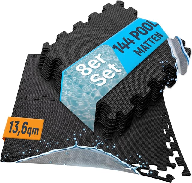Detalle de NEOLYMP Pool Unterlage 144 Stück, 13,6 m²