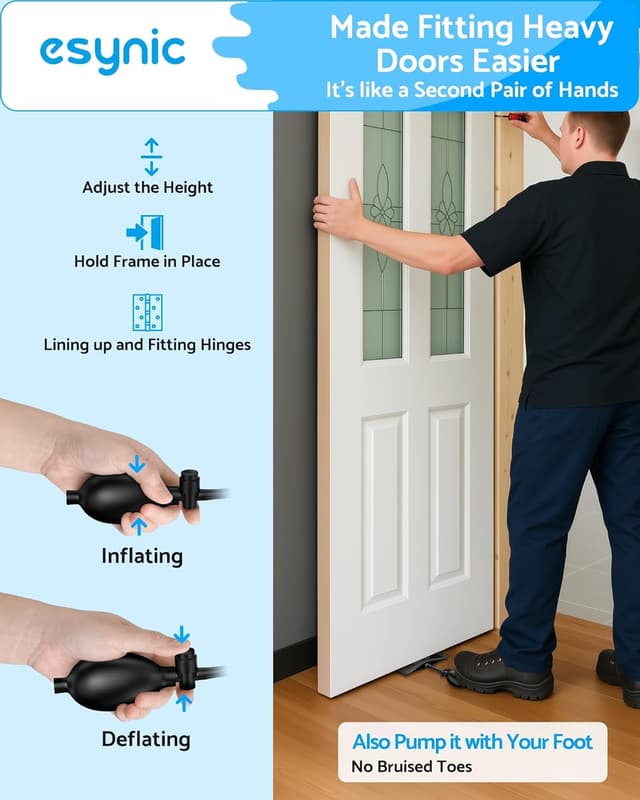 Detalle de Air wedge pump up bag 441lbs door lifter