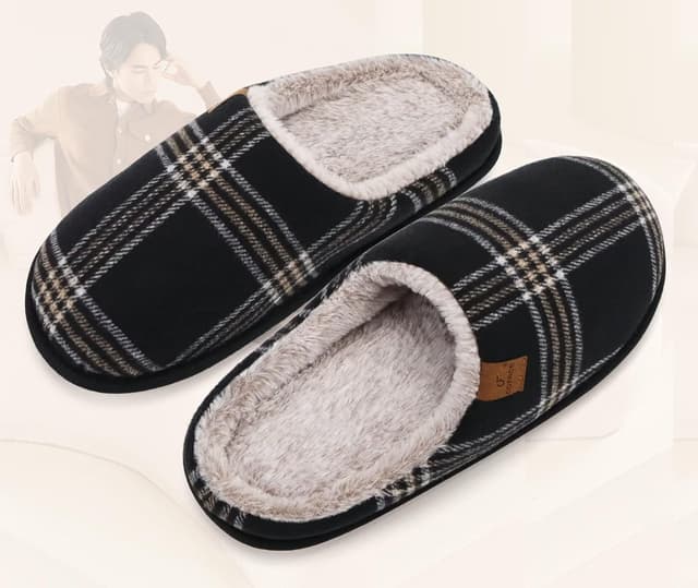 Thumbnail 5 de COFACE Cozy Memory Foam Slippers Size 7-15