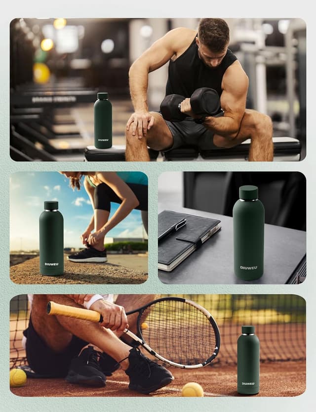 Thumbnail 5 de DIUWEU Insulated Stainless Steel Bottle 1L