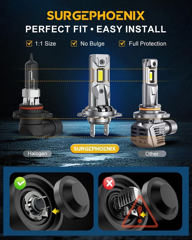 Thumbnail 4 de Surgephoenix H7 50000LM Bright Fog Bulbs