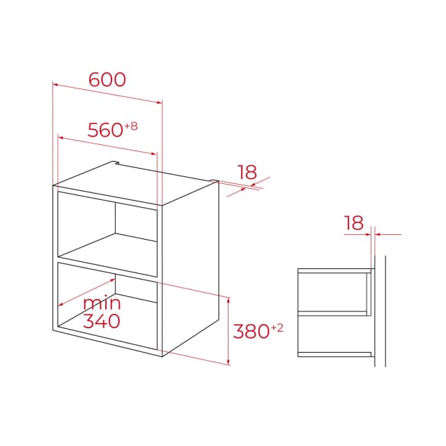 Detalle 2 de Teka MSEG 825 FI 25 L microondas integrable