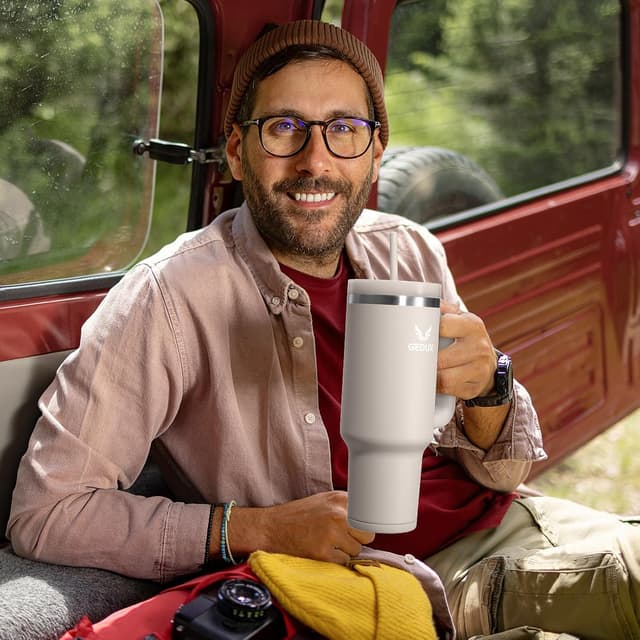 Thumbnail 6 de Gedux Trinkflasche mit Strohhalm 1,2 l