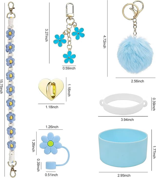 Detalle de 7PCS Stanley Cup accessories set 30oz 40oz