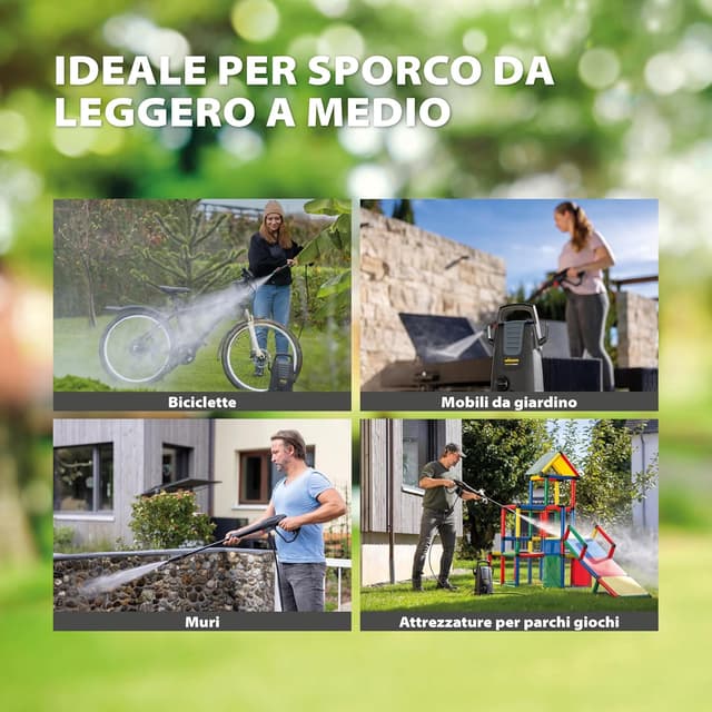 Detalle 2 de WAGNER AQUASTORM COMPACT idropulitrice compatta mobile, Quick-Connect e tubo alta pressione da 3 m