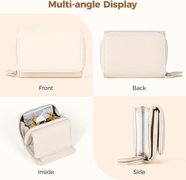 Thumbnail 4 de RRANCharltu Geldbörse Damen Klein Leder