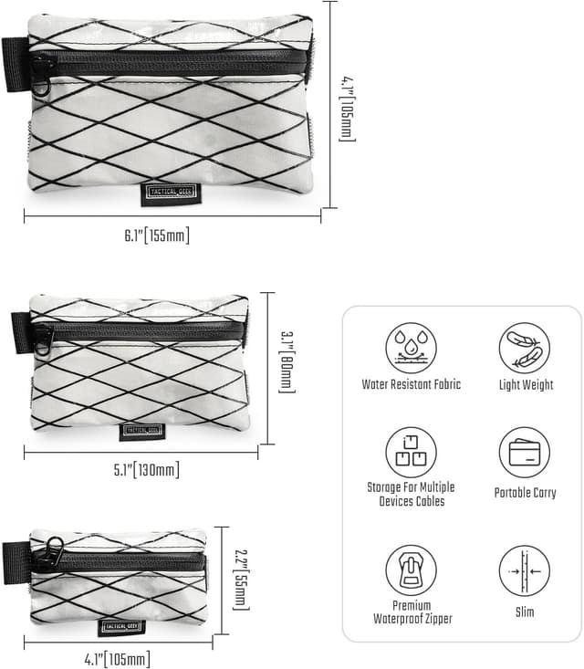 Detalle 2 de TACTICAL GEEK Storage A5 EDC Taschen-Set