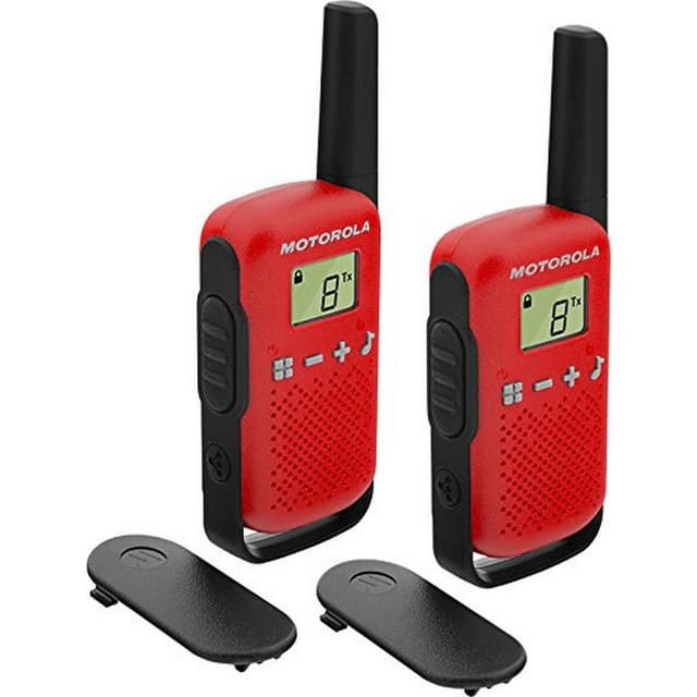 Thumbnail 1 de Motorola TLKR T42 Pack 2 walkie talkies rojos