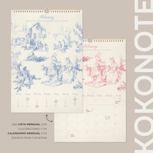 Thumbnail 2 de Kokonote Calendario 2026 pared grande A3 📅