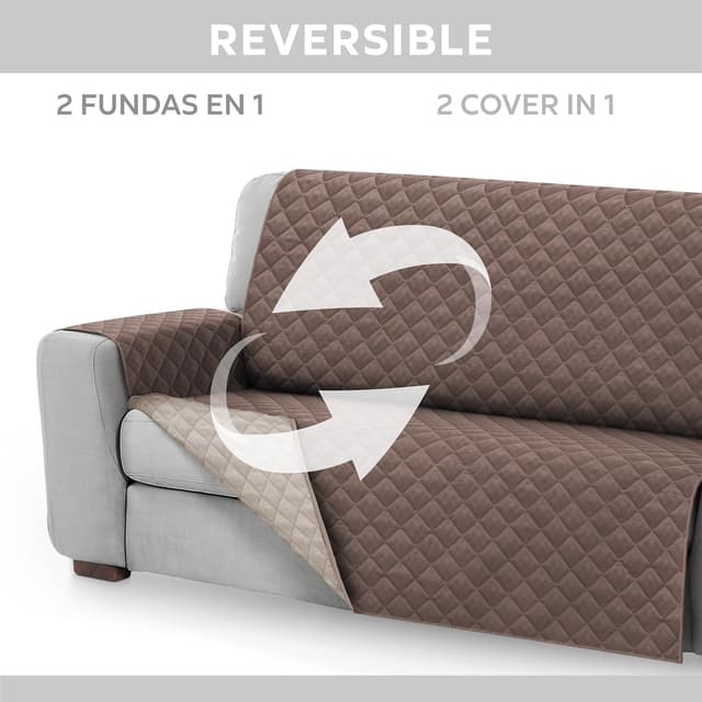 Thumbnail 4 de Textilhome – Funda Malu para Sofá 4 Plazas 🛋️ Resistente y Reversible