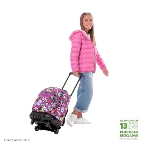 Detalle 2 de Totto Renglones mochila escolar con ruedas 26,21 L