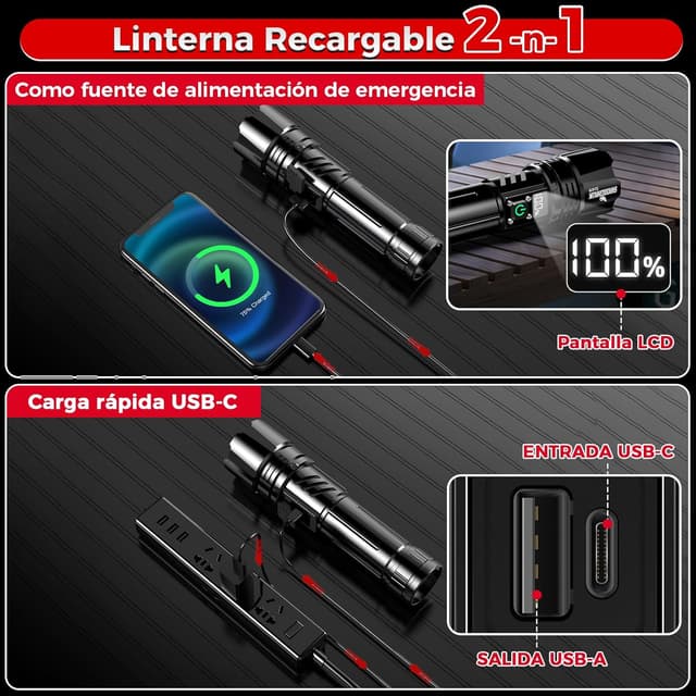 Thumbnail 4 de Shadowhawk S1479 1.000.000 lúmenes 30W