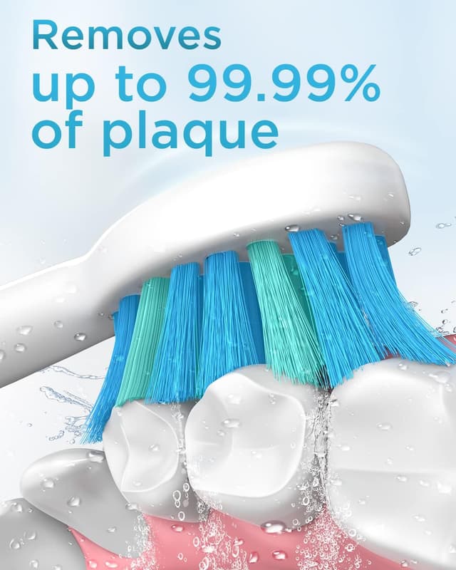 Detalle de Coulax Pro COULAX Spazzolino Elettrico Sonico con 8 testine, 5 modalità e timer 2 minuti (IPX7)