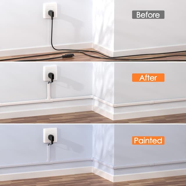 Detalle 2 de MUDEELA Kabelkanal 4 m selbstklebend PVC