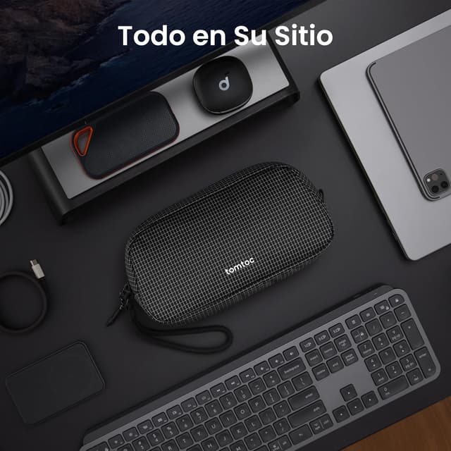 Detalle de tomtoc Light-T12 organizador de cables 23,5 cm