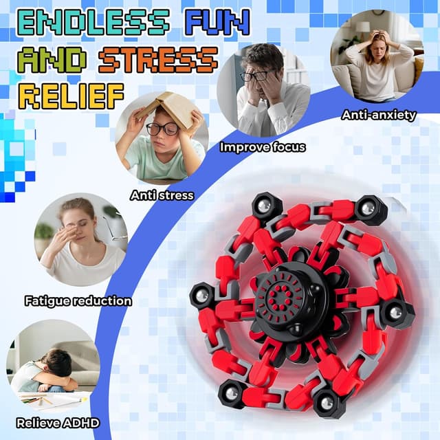 Thumbnail 5 de Transformable Robot Fidget Spinner