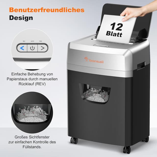 Detalle 1 de bonsaii C290-A Aktenvernichter 23 l