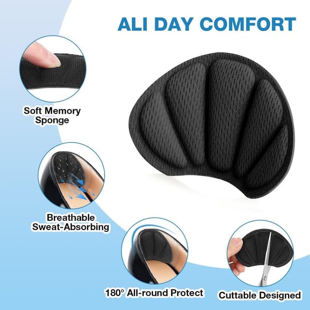 Detalle de LOPHE 4 paires de protège-talons avec mousse à mémoire de forme